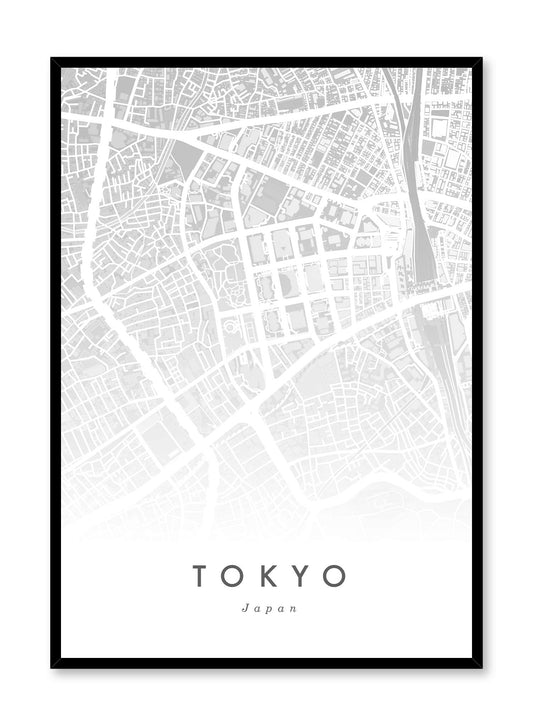 Tokyo Map, Poster | Oppositewall.com