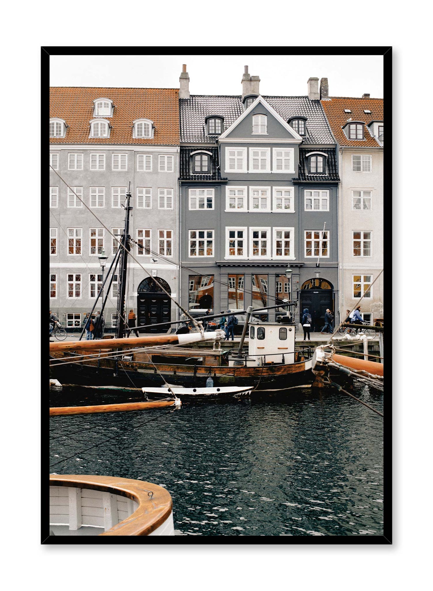 Nyhavn canal in Copenhagen Photography, Poster | Oppositewall.com