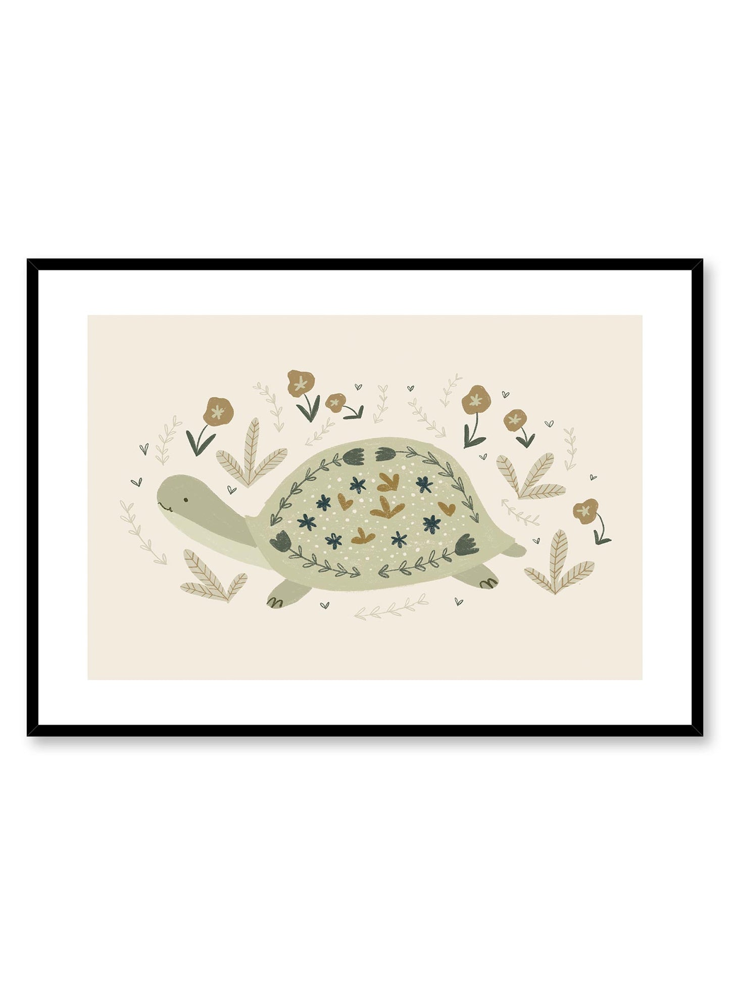 Tortue heureuse, Affiche