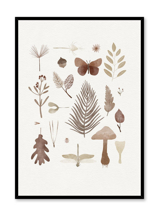 Tapis forestier, Affiche