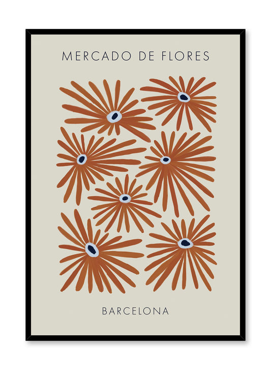 Mercado de flores, Poster
