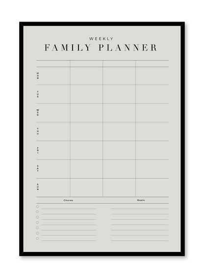 Family, Planner