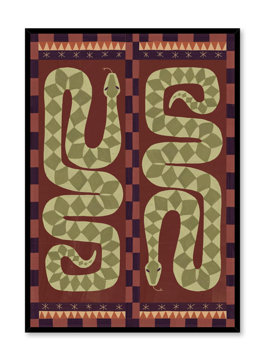 Symmetrical Slithers, Poster