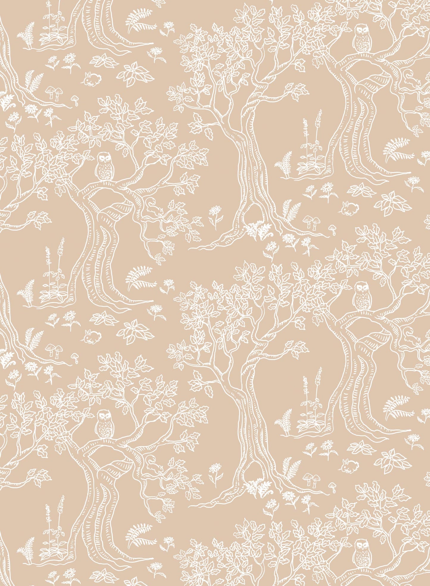 Enchanted is a minimalist wallpaper by Opposite Wall of a enchanted trees