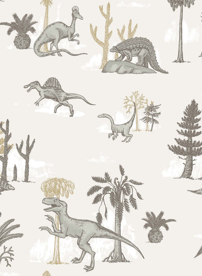 Jurassic is a Minimalist wallpaper by Opposite Wall of their favorite jurassic dinosaurs.