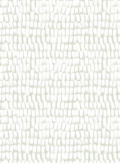 Stroke of Genius is a minimalist wallpaper by Opposite Wall of short vertical brush strokes.