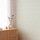 Basket Case is a minimalist wallpaper by Opposite Wall of a basket weave pattern.