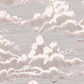 Sky Bound is a minimalist wallpaper by Opposite Wall of a cloudy sky background with birds flying across.